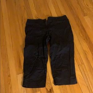 Avenue Navy Blue Capri Slacks